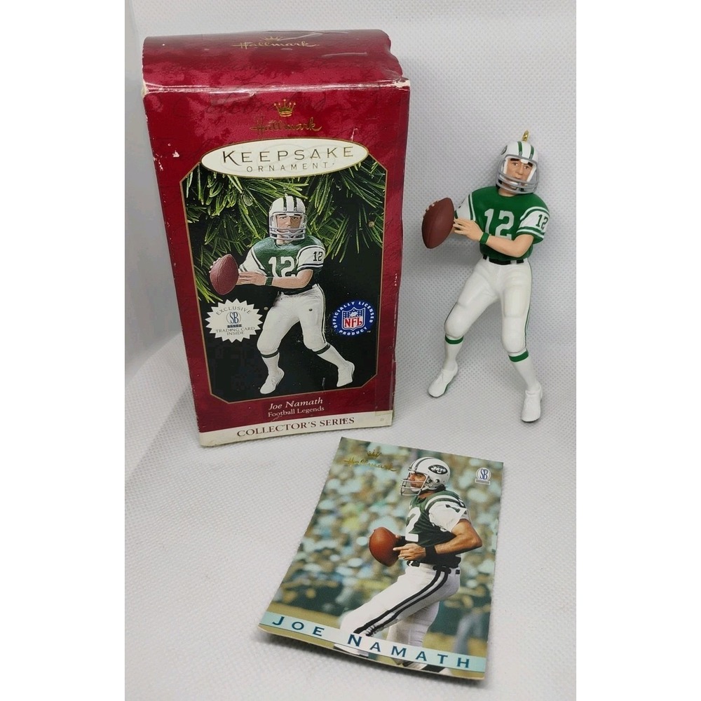 1997 Hallmark Keepsake Ornament Joe Namath 3rd in "Football Legends" Series Jets